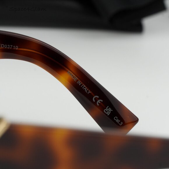 BRAND NEW Saint Laurent SLM119 BLAZE 003 Black Havana Cat Eye Women Sunglasses - Picture 9 of 12